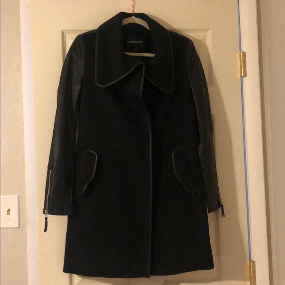 Members Only Black Coat
